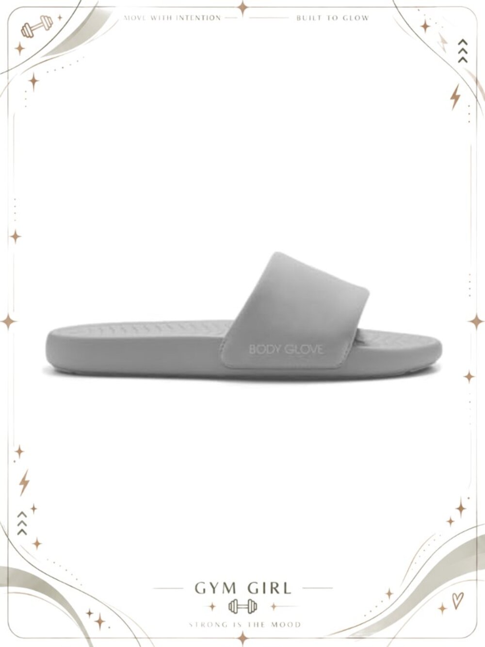Body Glove Comfort Slides Massaging Padded Strap EVA Slip On Sandals